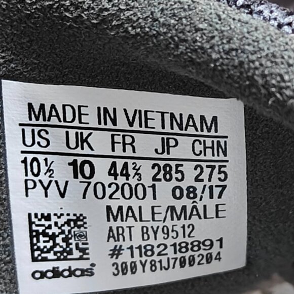 Brand new Adidas EQT Support 93/17 Triple Black Sneakers BY9512 Mens US 10.5 - Picture 8 of 12